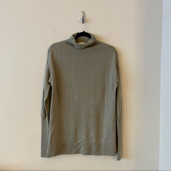 ARITZIA-WILFRED Cyprie Long Sweater-Dry Green Basil (Size:Small) - Picture 4 of 16